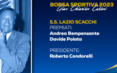 “Borse di sport” a Lazio Scacchi